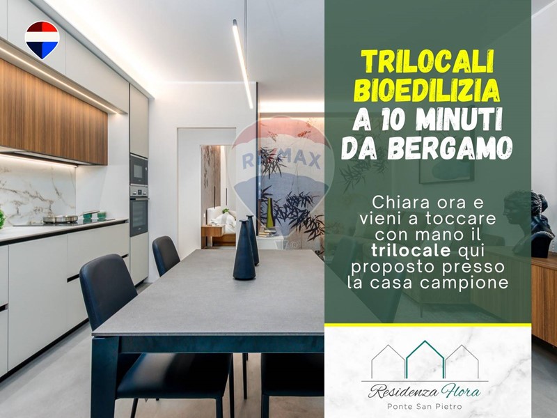 Trilocale in Vendita a Ponte San Pietro, 219'000&euro;, 106 m²