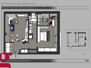 Bilocale in Vendita a Torino, 192'000€, 62 m²