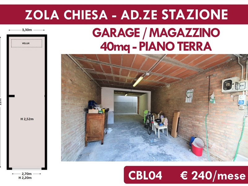 Box in Affitto a Zola Predosa, 240€, 40 m²