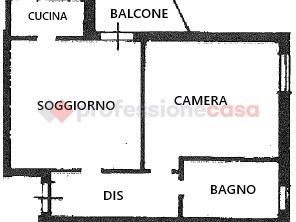 Bilocale in Vendita a Rescaldina, 105'000&euro;, 55 m²