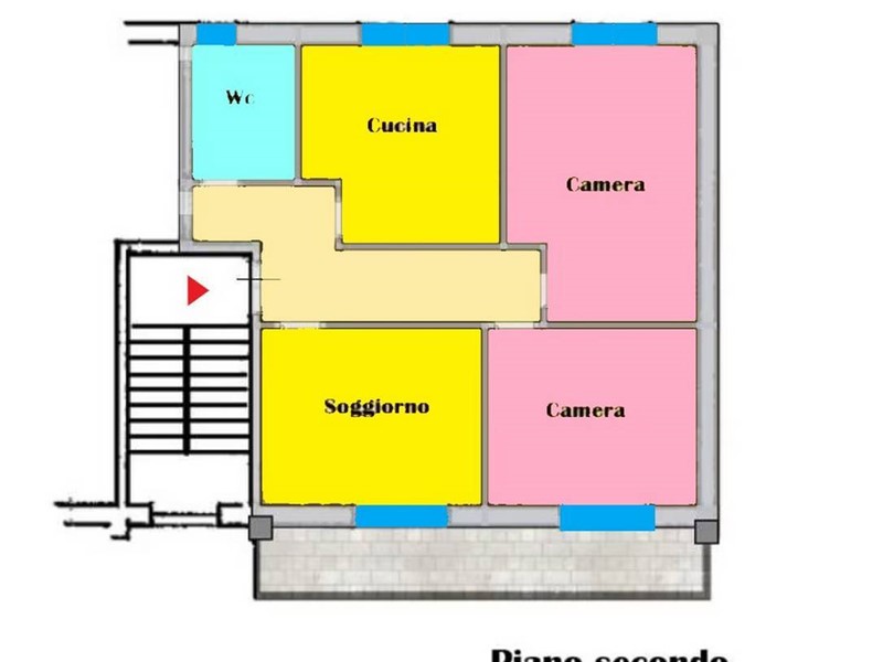 Quadrilocale in Vendita a Porto San Giorgio, 159'000€, 77 m²