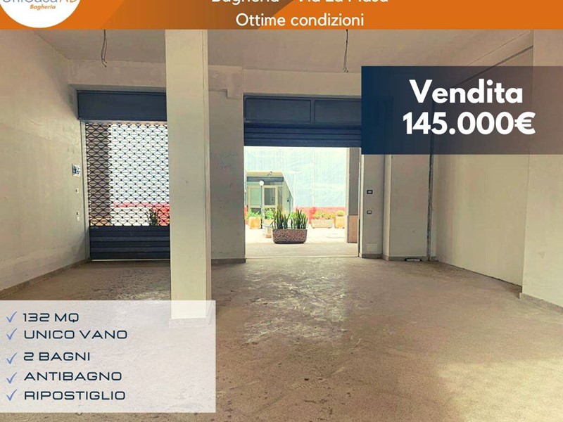 Immobile commerciale in Vendita a Bagheria, 145'000&euro;, 132 m²