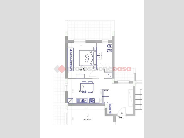 Bilocale in Vendita a Baronissi, 155'000&euro;, 55 m²