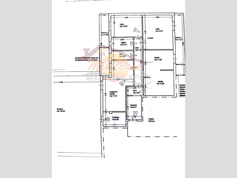 Quadrilocale in Vendita a Siracusa, zona Scala Greca, 218'000€, 151 m²