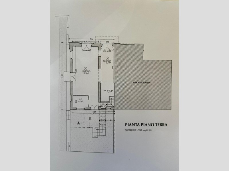 Immobile commerciale in Affitto a Capannori, zona Lunata, 1'100&euro;, 62 m²