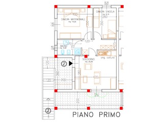 Villa bifamiliare in Vendita a Grosseto, zona Roselle, 220'000&euro;, 70 m²