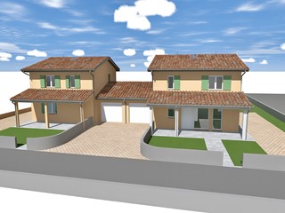 Villa bifamiliare in Vendita a Capannori, zona Lunata, 445'000&euro;, 160 m², con Box