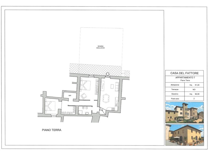 Trilocale in Vendita a Siena, 295'000&euro;, 91 m²