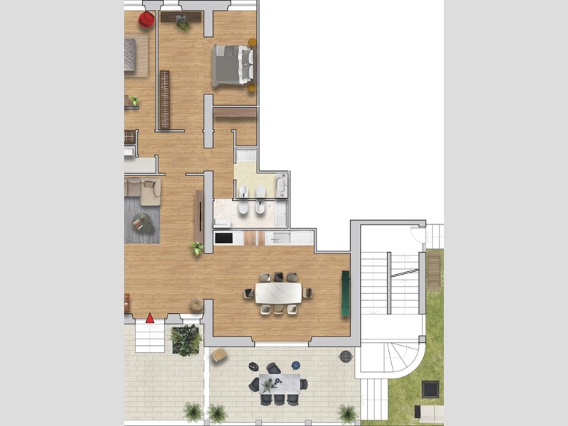 Appartamento in Vendita a Siena, 490'000€, 130 m²