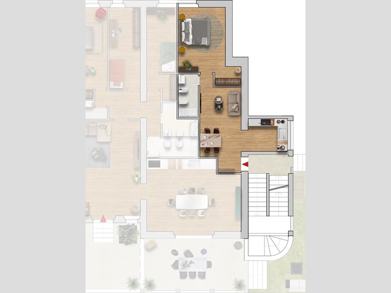 Bilocale in Vendita a Siena, 180'000€, 40 m²