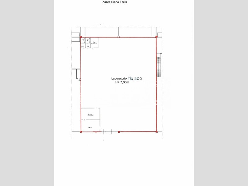 Capannone in Affitto a Bientina, 1'500&euro;, 500 m²