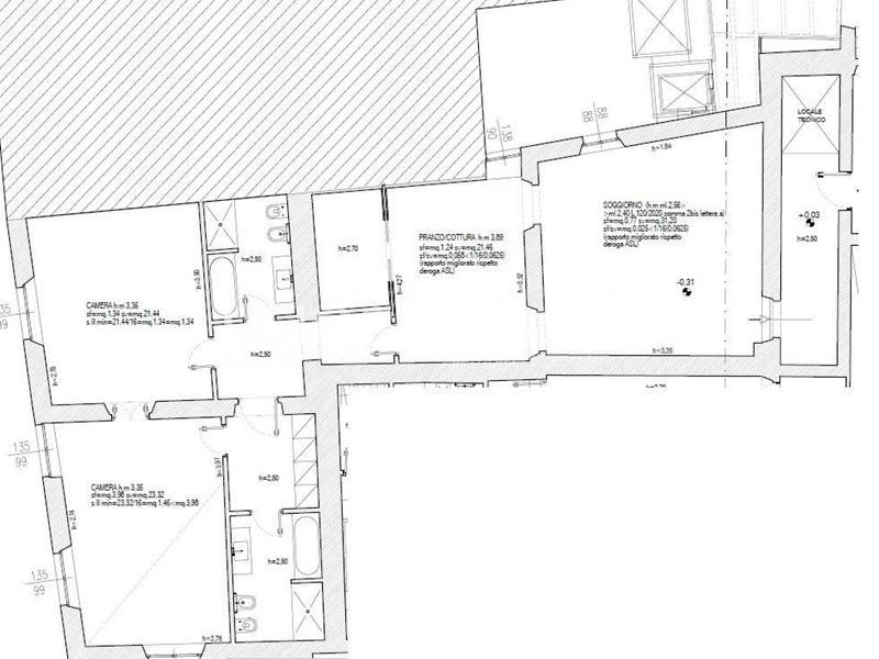 Quadrilocale in Vendita a Lucca, 650'000€, 135 m²