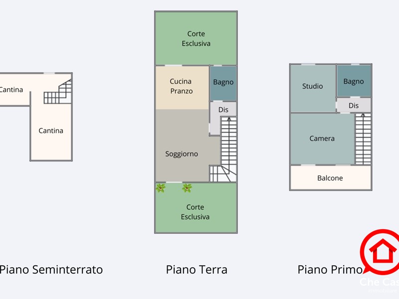 Casa Semi Indipendente in Vendita a Cesena, zona Madonna delle Rose, 358'000&euro;, 130 m², con Box