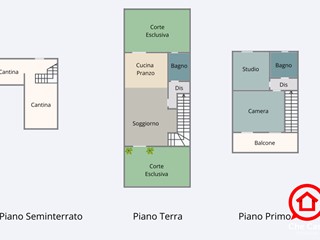 Casa Semi Indipendente in Vendita a Cesena, zona Madonna delle Rose, 358'000&euro;, 130 m², con Box