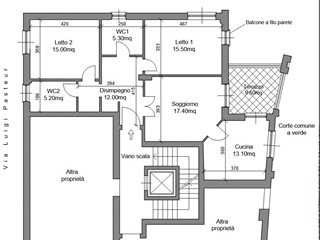 Appartamento in Vendita a Torino, 142'500&euro;, 106 m², con Box