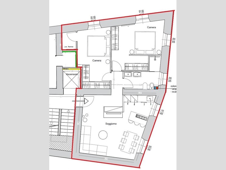 Appartamento in Vendita a Massa, 198'000€, 85 m²
