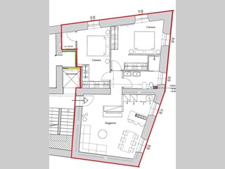 Appartamento in Vendita a Massa, 198'000€, 85 m²