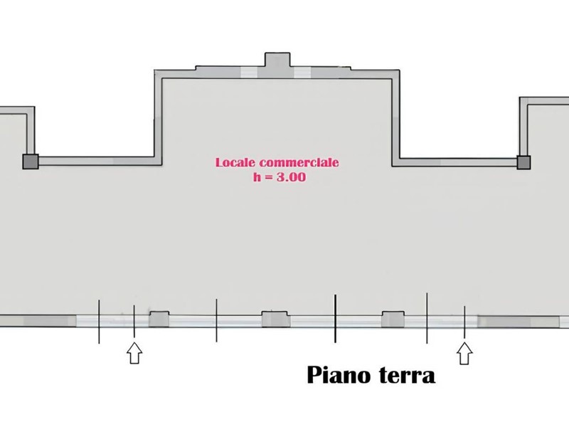 Immobile commerciale in Vendita a Porto San Giorgio, 600'000€, 240 m²