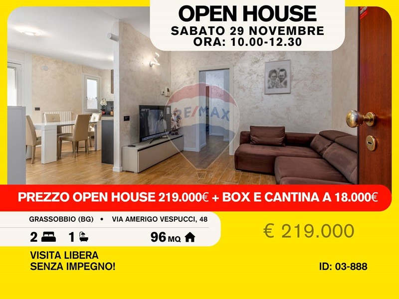 Trilocale in Vendita a Grassobbio, 219'000€, 96 m²