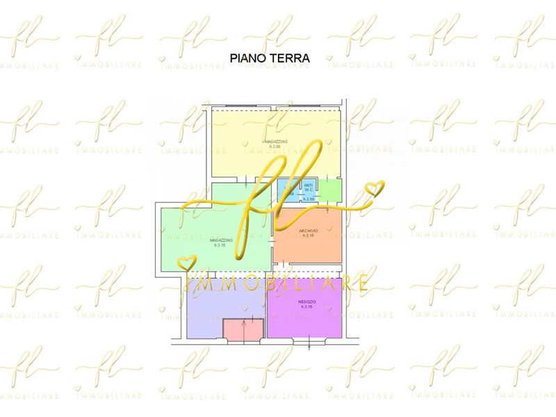 Immobile commerciale in Vendita a Cecina, zona San Pietro In Palazzi, 110'000&euro;, 148 m²