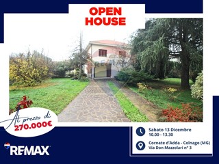 Casa Indipendente in Vendita a Cornate d'Adda, 270'000&euro;, 327 m²