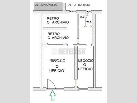 Immobile commerciale in Vendita a Viareggio, zona centro, 88'000&euro;, 55 m²