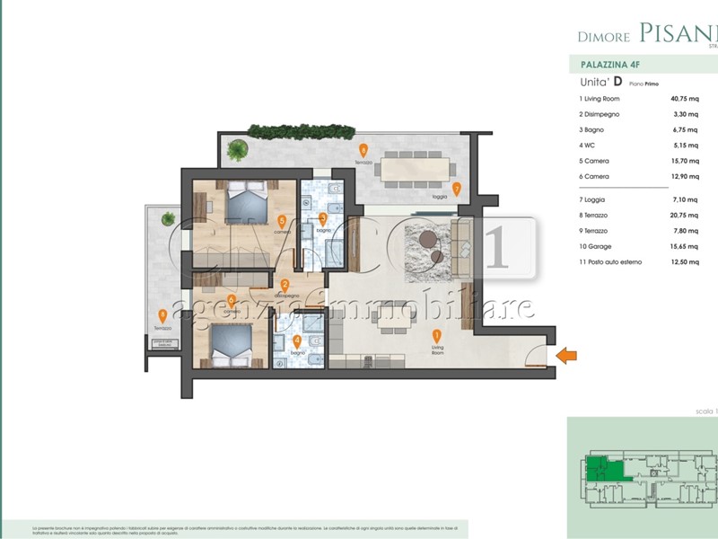 Quadrilocale in Vendita a Dolo, 265'000€, 123 m², con Box