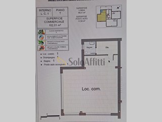 Capannone in Affitto a Spoltore, zona Santa Teresa, 3'500€, 300 m²