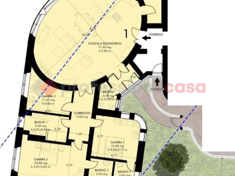 Quadrilocale in Vendita a Pisa, 850'000€, 211 m²