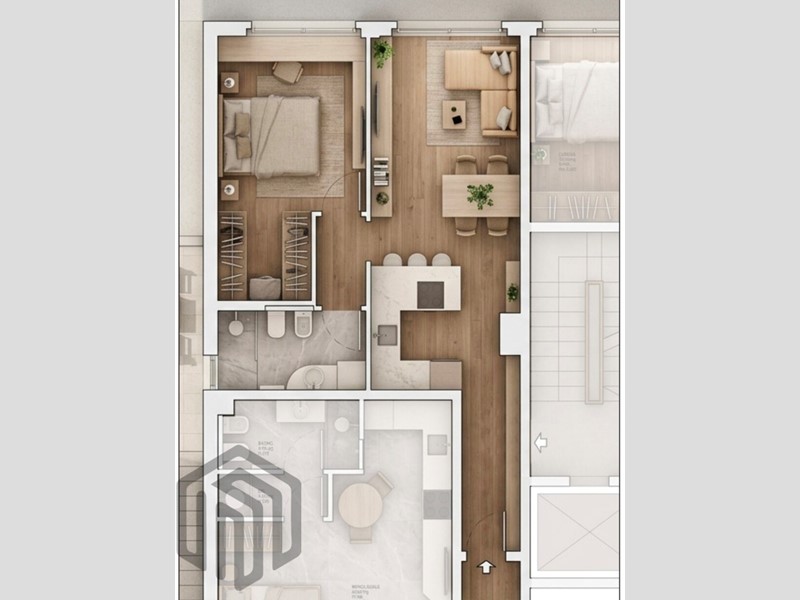 Bilocale in Vendita a Como, 240'000&euro;, 54 m²