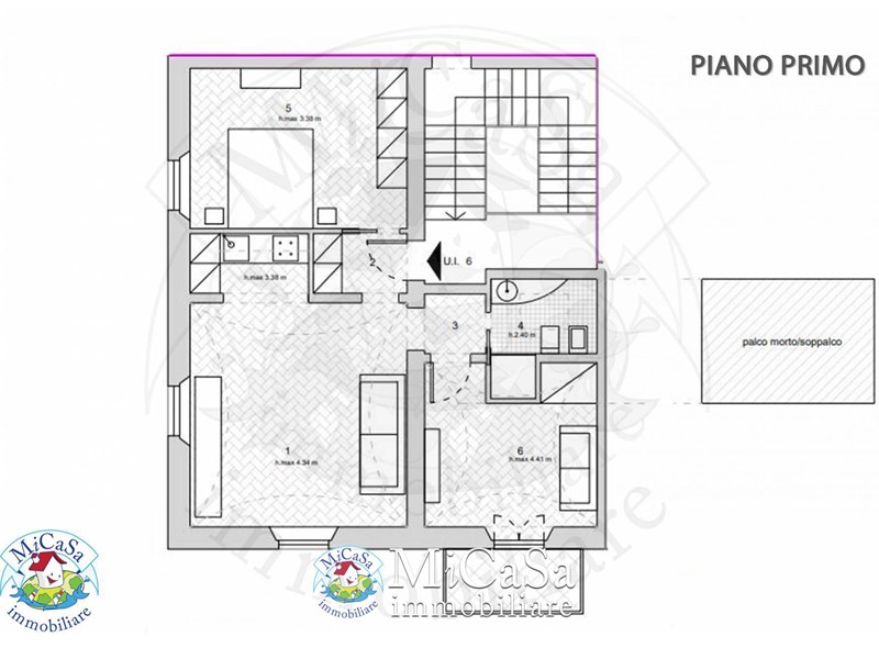 Trilocale in Vendita a Pisa, 115'000€, 79 m²
