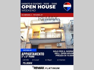 Appartamento in Vendita a Paternò, 75'000&euro;, 82 m²