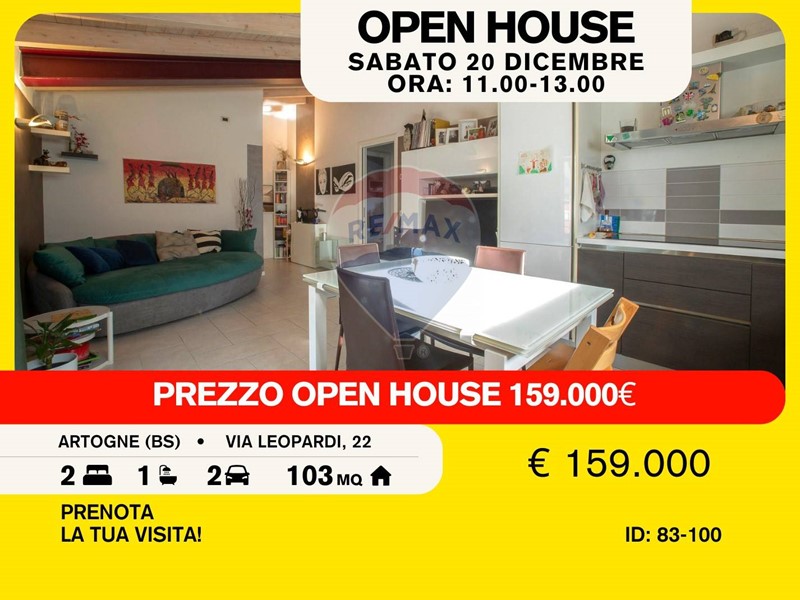 Trilocale in Vendita a Artogne, 159'000&euro;, 103 m²