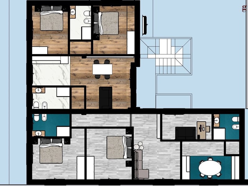 Quadrilocale in Vendita a Turbigo, 156'000&euro;, 95 m²