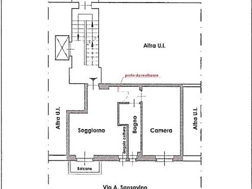 Trilocale in Vendita a Torino, 39'750&euro;, 52 m²