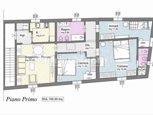 Appartamento in Vendita a Pisa, 450'000€, 100 m²