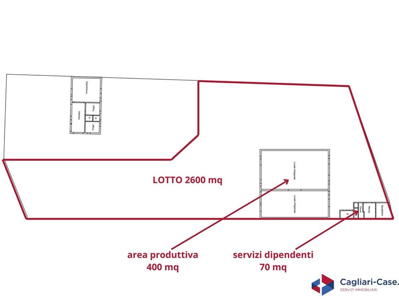Capannone in Vendita a Quartu Sant'Elena, 320'000&euro;, 320 m²