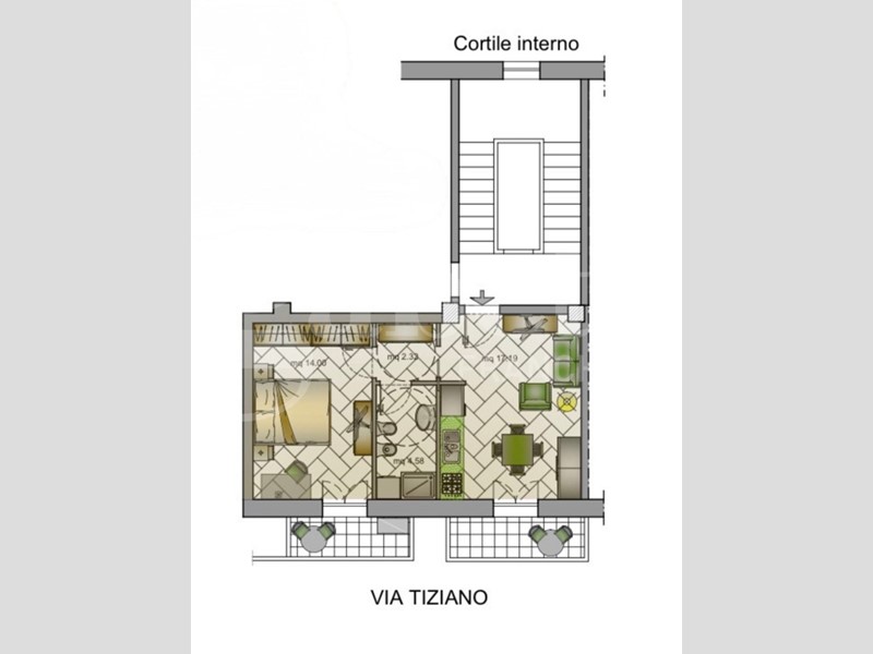 Bilocale in Vendita a Cagliari, 239'000&euro;, 50 m²