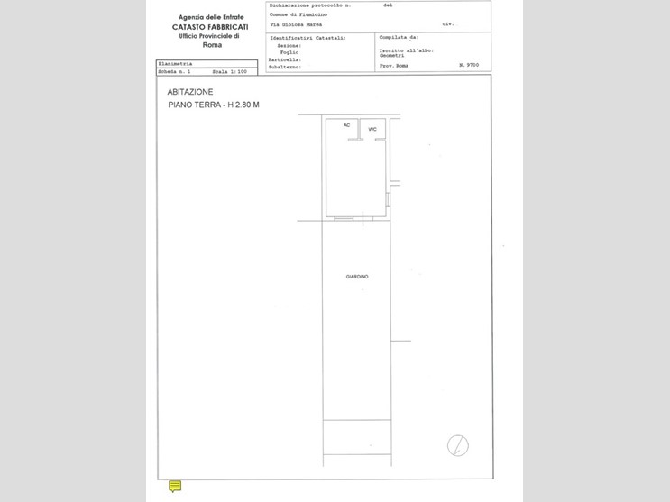 Monolocale in Vendita a Fiumicino, 79'000&euro;, 25 m²