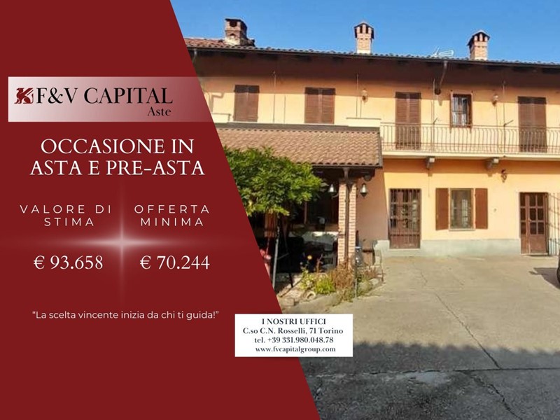 Appartamento in Vendita a Verrua Savoia, 70'243&euro;, 395 m²