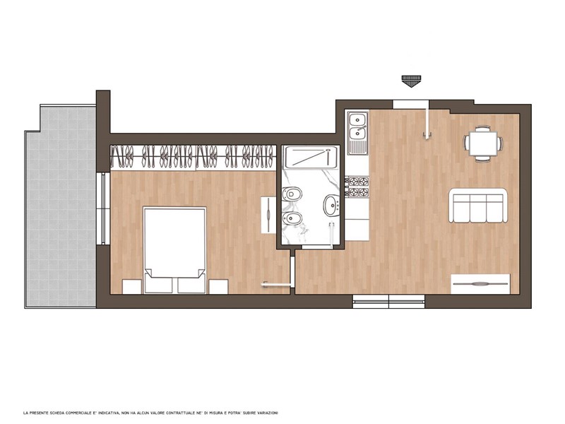 Bilocale in Vendita a Firenze, 265'000€, 42 m²