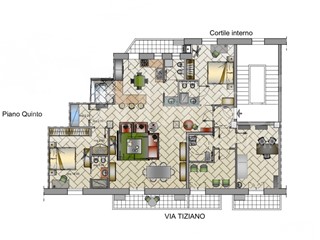 Appartamento in Vendita a Cagliari, 576'000&euro;, 160 m²