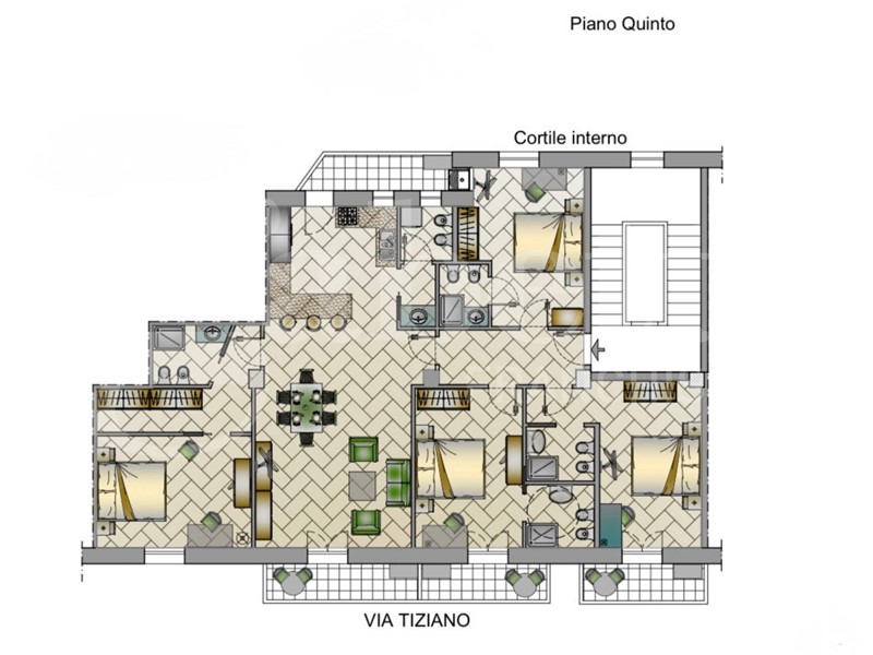 Appartamento in Vendita a Cagliari, 576'000&euro;, 160 m²