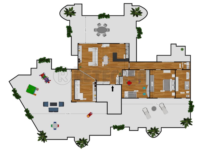 Trilocale in Vendita a Bisceglie, zona S. Andrea, 250'000&euro;, 140 m², con Box