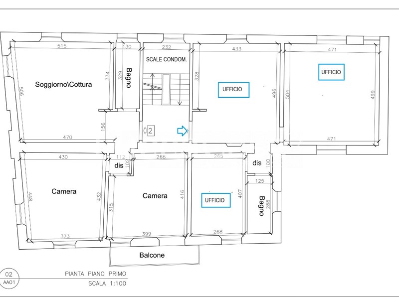 Ufficio in Vendita a Massarosa, zona Quiesa, 120'000&euro;, 79 m²
