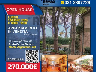 Trilocale in Vendita a Monte Argentario, 270'000&euro;, 75 m²