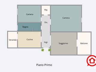 Trilocale in Vendita a Cesena, zona Vigne, 169'000&euro;, 92 m²