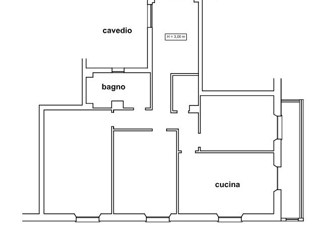 Appartamento in Vendita a Genova, zona Sestri Ponente, 60'000&euro;, 102 m²