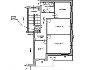 Appartamento in Vendita a Rapallo, 85'500&euro;, 78 m²