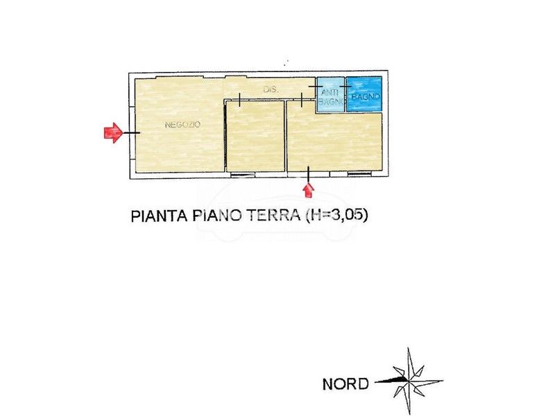 Immobile commerciale in Vendita a Lucca, zona Arancio, 150'000€, 70 m²
